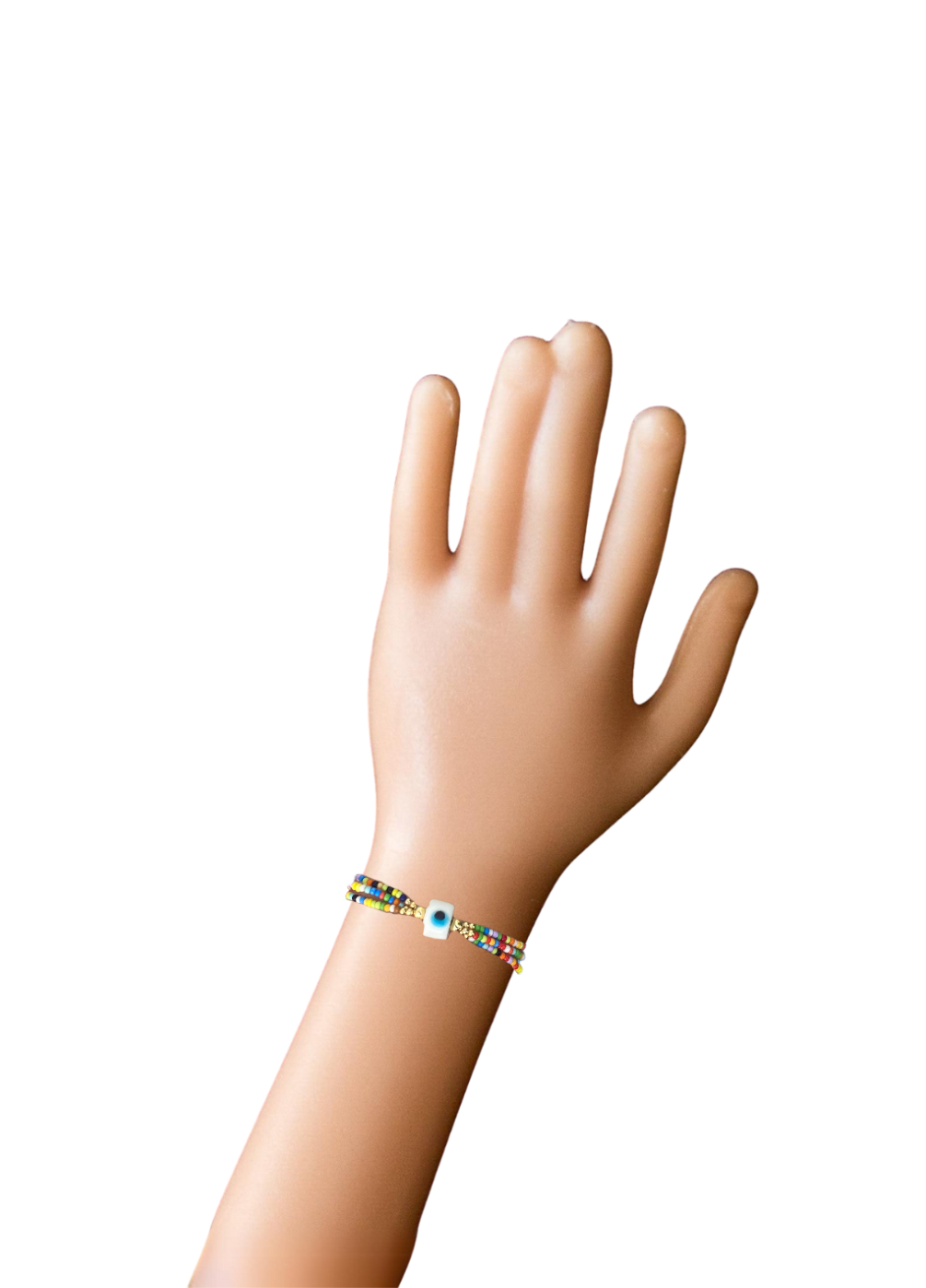 EVIL EYE BEADED BRACELET