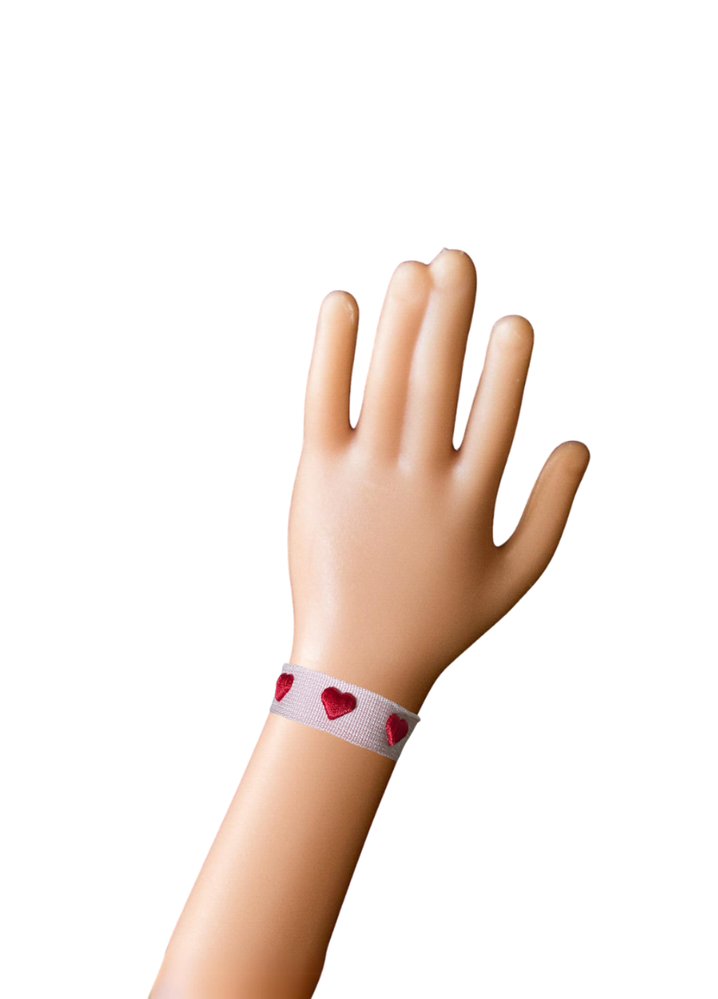 HEART EMBROIDERED BRACELET