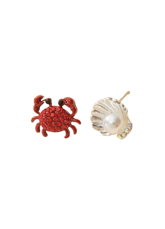 CRAB STUD EARRINGS